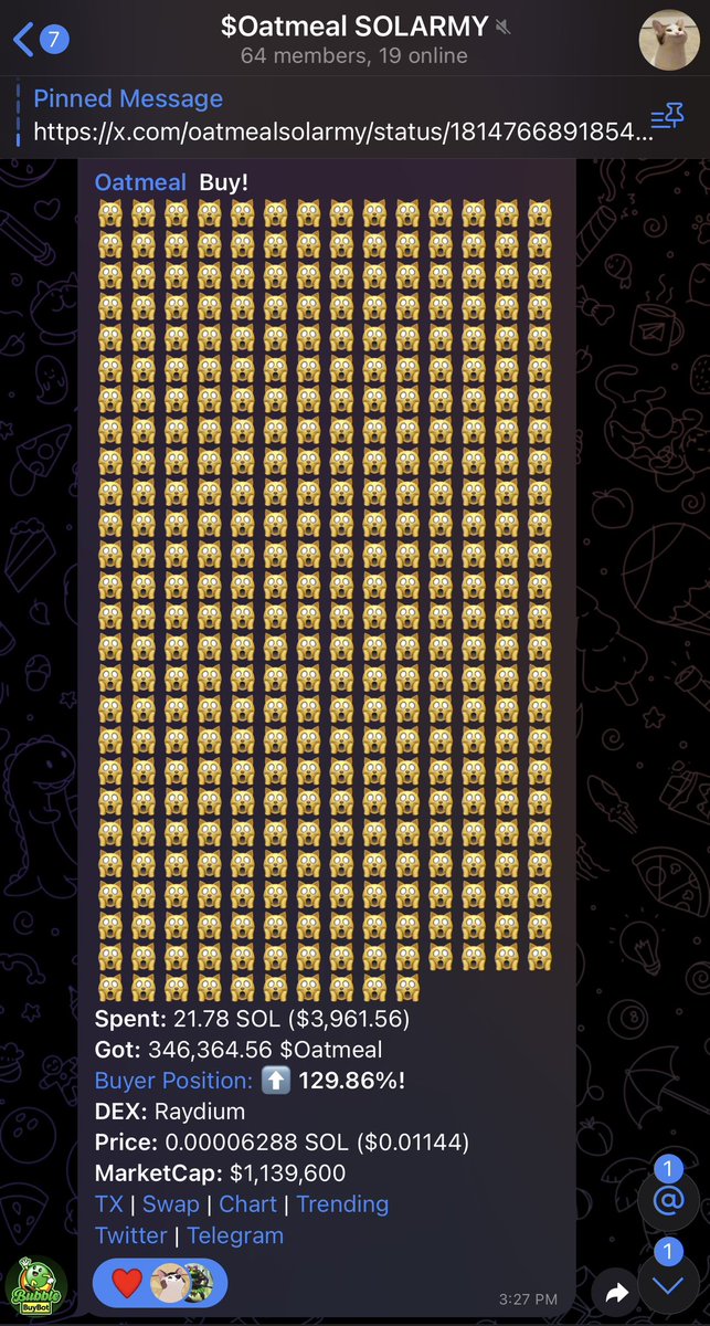 $Oatmeal Army tweet media