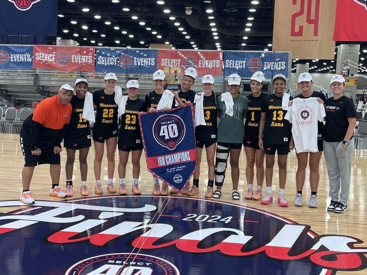 MNSunsbball's tweet photo. 🚨The 2026 S40 Team wins it all!! Congratulations on being the 16U Select 40 Champions!! https://t.co/gYTtvoJgh8