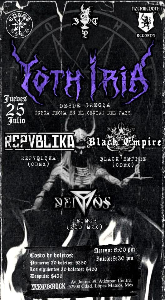 BBeat105's tweet photo. Ya en plataformas @BBeat105 #247, pasen a escucharlo
@brujeria, #BlackHate, #YothIria, #Ereshkigal, #Craft, #Repvblika, #Sargeist, #AshNazgBúrz
#AzermedothMetalFest, @GatoCalavera, #ChaosProd, #BloodProductions, #5toAniversarioBlastBeat, @circovolador
#StayBlast
#BlastBeat105 https://t.co/oGHdq7aGGK