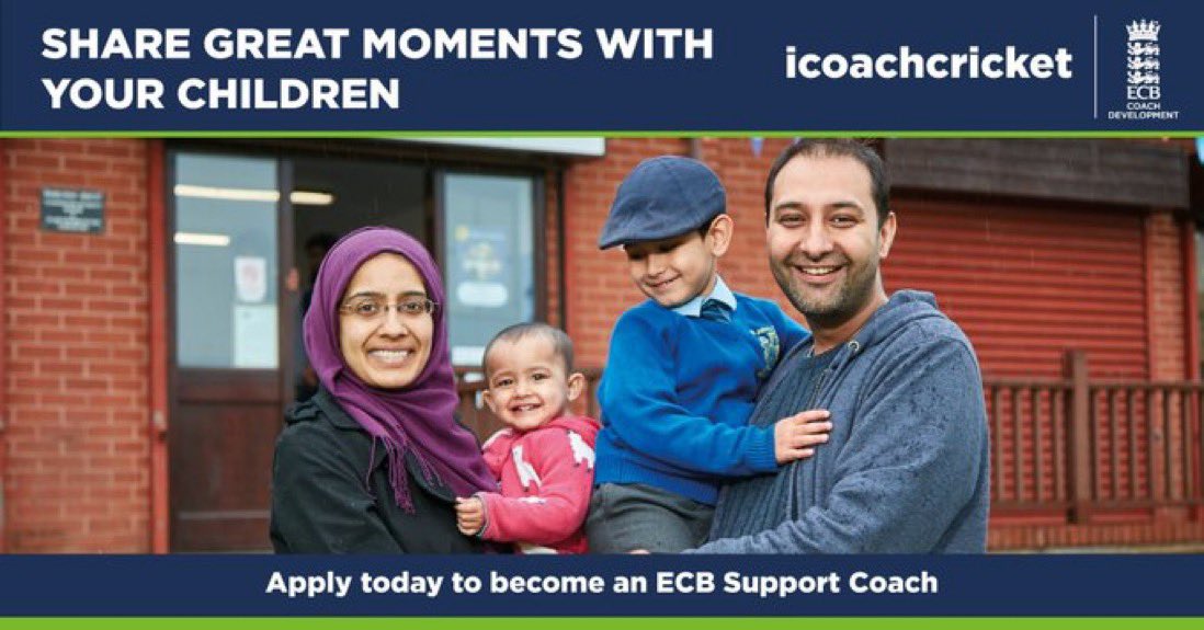 🏏| COACHING      

Everyone starts somewhere become a ECB Support Coach  

📅 21st Aug 
📌 <a href="/NLCC___/">Narborough & Littlethorpe Cricket Club</a> 
🕛 6-9pm
💷£40 
🔗 booking.ecb.co.uk/x1NbwR

Bursary available 👇
forms.office.com/e/a6XsE3AXvT  

#foxesfamily #cricketcoaching 🦊 #icoachcricket