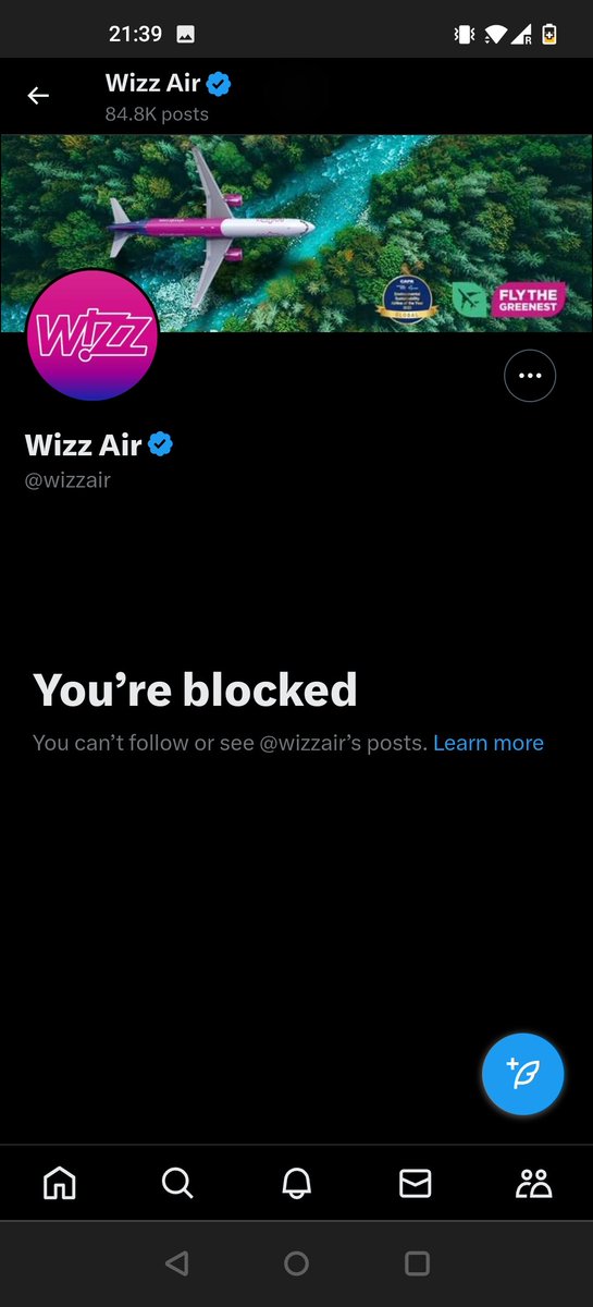 han__rob's tweet photo. blocked by @wizzair for tweeting that I've been stuck unable to fly out of milan airport for 4 days https://t.co/e3S1CIOvR8