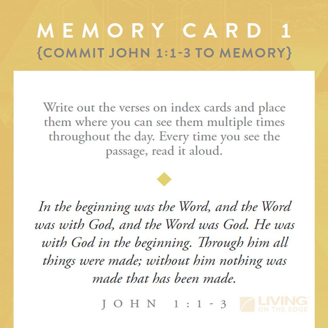 lotecommunity's tweet image. Dive into the Gospel of John with our Truth Cards! 📖 Start with Memory Card 1: John 1:1-3 and enrich your spiritual journey. Let’s memorize Scripture together and grow deeper in faith. #TruthCards #GospelOfJohn #MemorizeScripture buff.ly/3MNMaON