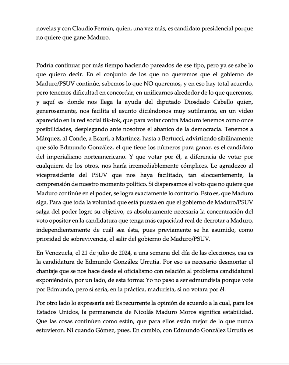monchogutierrez's tweet photo. @LaDivinaDiva Fragmento de la posición de Santiago Arconada, responde que representan estas elecciones hoy. https://t.co/RjNlqrdT19