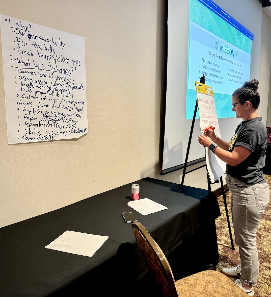 UTBoardofEd's tweet photo. Our board members are meeting today for their annual summer board workshop. There has been a lot of discussion regarding how the Board will continue its work with strategic plan goals to support families, students, educators, and USBE staff.
#usbe #uted https://t.co/OKVfWBGsOi