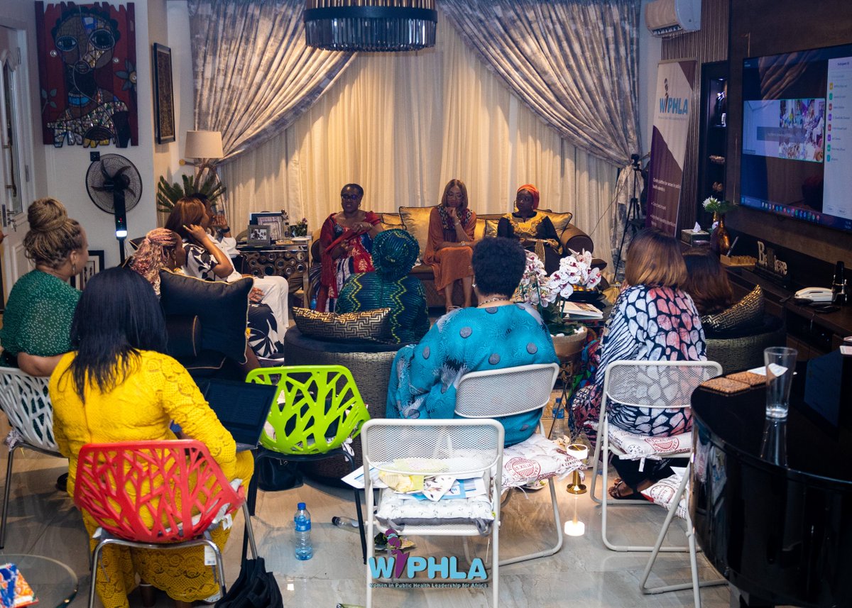 WIPHLAFRICA's tweet photo. WiPHLA's inaugural Cell Convening was a resounding success! With support from @CPI_foundation we brought together women in public health leadership from 6 countries for an Evening in Conversations with Dr. Bola O. The event provided a safe space for the leaders to explore... https://t.co/6MoBm6BOXA