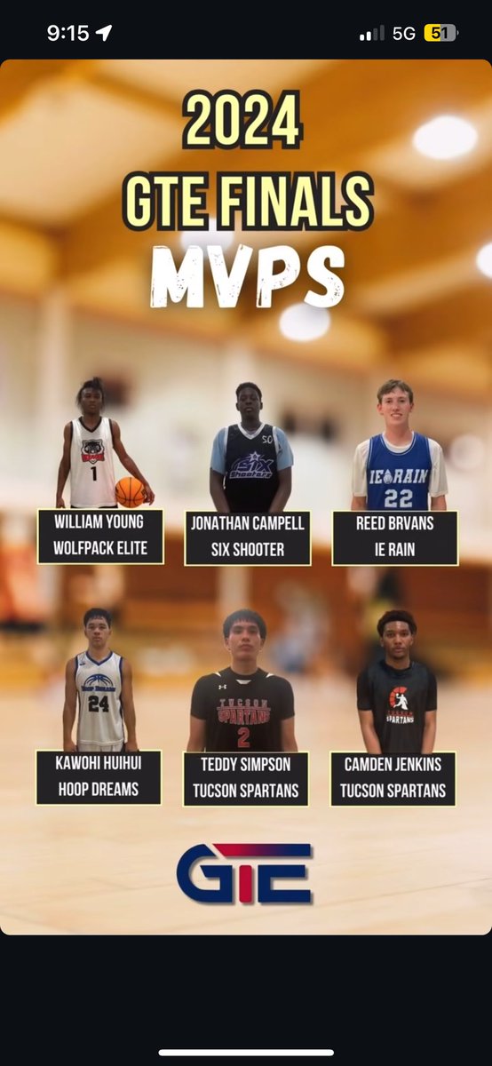 July 22-24 17u GTE MVPs 2x <a href="/gteusabb/">Game Time Events 🏀</a>