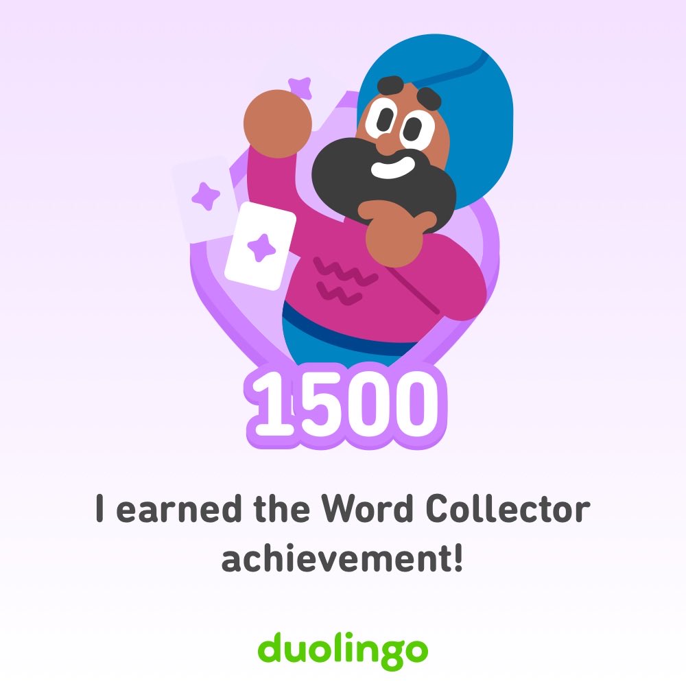 wayneditions's tweet image. I earned an achievement on Duolingo! It’s free, fun, and effective for learning languages. #Spanish #DiamondLeague #WeekThree #DiamondTournament #SemiFinals
