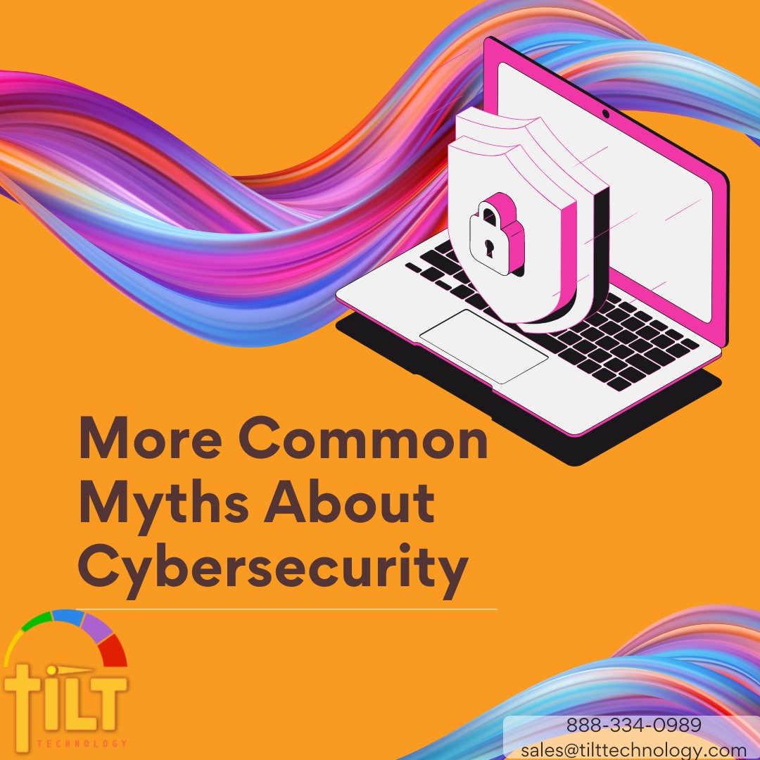 You can never be too careful about cybersecurity. Here are some common myths that may surprise you, in our latest blog post:

tilttechnology.com/2024/07/22/mor…