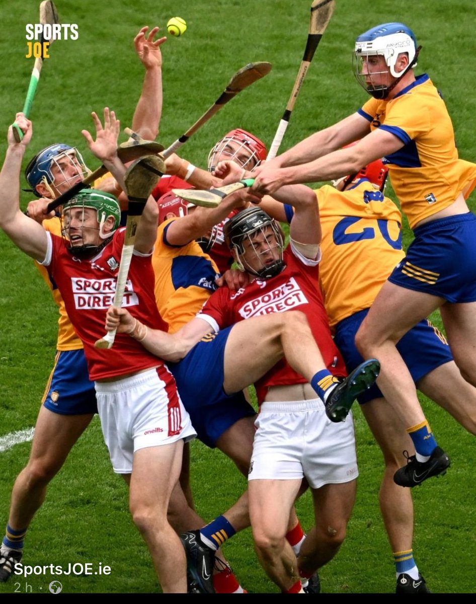 BTriagain's tweet photo. I see the world is enjoying our ancient national sport.
Few points...
Hurling has been played in Ireland for around 4,000 years.
It is the oldest AND the fastest field sport in the world.
#Allirelandhuringfinal https://t.co/N5CZo3himO