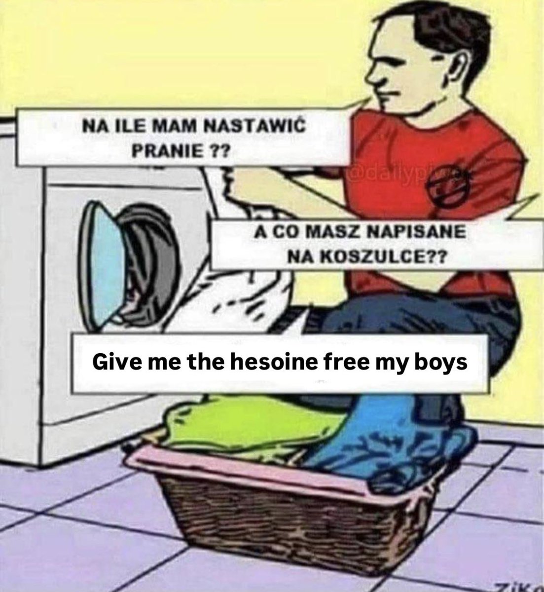 Robiłem se pranie i przeszło obok mnie ludzkie pojęcie….