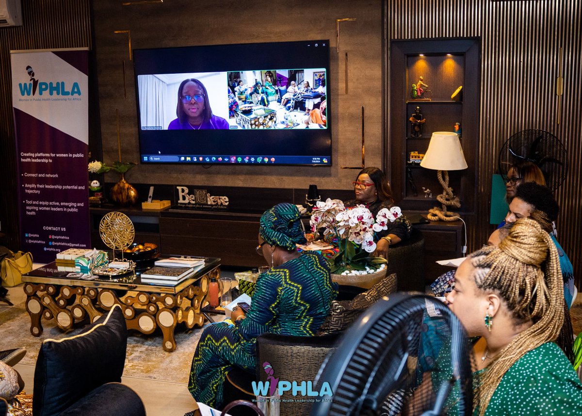 WIPHLAFRICA's tweet photo. WiPHLA's inaugural Cell Convening was a resounding success! With support from @CPI_foundation we brought together women in public health leadership from 6 countries for an Evening in Conversations with Dr. Bola O. The event provided a safe space for the leaders to explore... https://t.co/6MoBm6BOXA