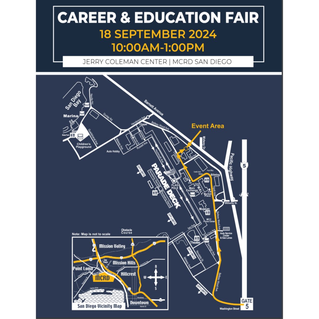 Make sure to check out this job fair taking place here in San Diego!