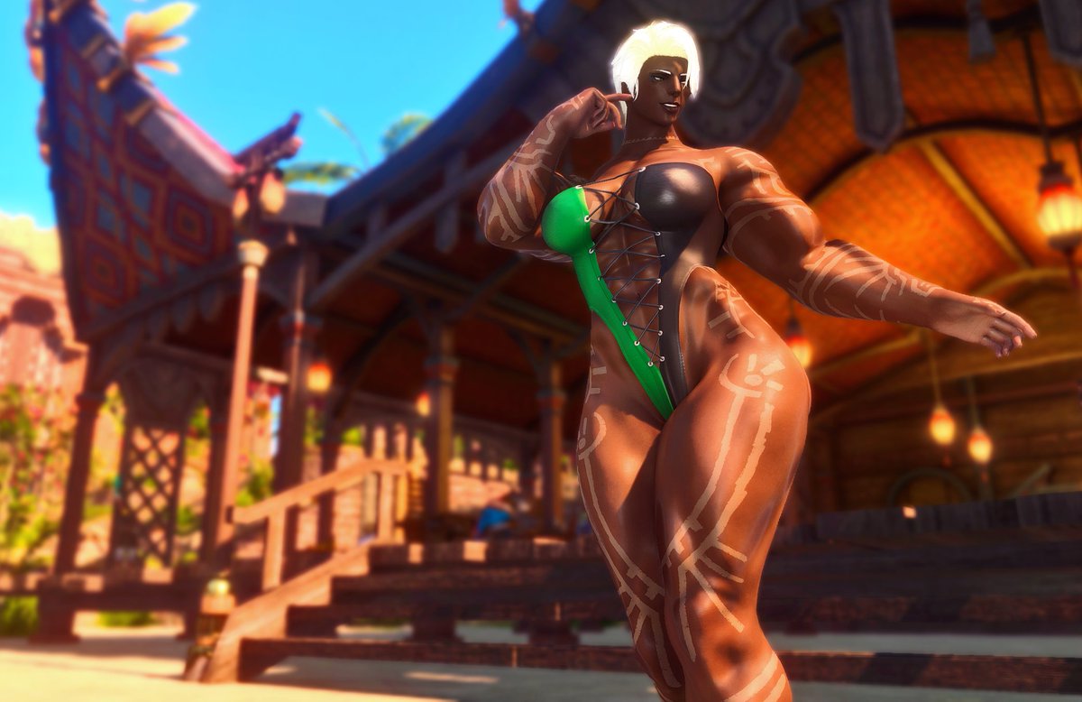 "Who in the hells ordered this blisteringly hot weather?.. I suppose we'll have to just try and survive with whatever we -can- hah!"