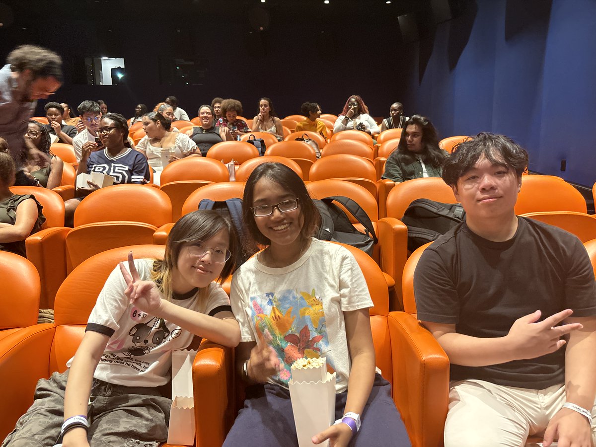 ScholarshipPlus's tweet photo. Private #TWISTERS premiere + Q&amp;A with the film’s star and Scholarship Plus ambassador @ARamosofficial
Post-screening chat with the scholars that Anthony directly supports. To give so much time, care and attention to the people coming up after you — that is love. That is Anthony🌪️ https://t.co/nCEqMuWRG7