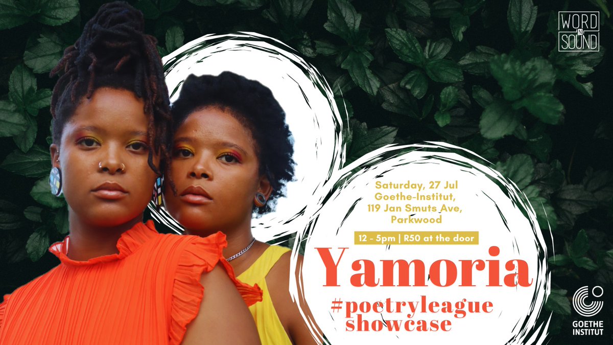 Yam-Gang🌻 (@yamoria_) on Twitter photo This Saturday we will be brining a packet of #YamoriaSunsets to <a href="/wordn/">josvert zijnwaardn</a> with <a href="/goethejoburg/">Goethe-Institut JHB</a> 🌻
Come and join us for an afternoon of Poetry and Wine💛🌅 This Saturday we will be brining a packet of #YamoriaSunsets to <a href="/wordn/">josvert zijnwaardn</a> with <a href="/goethejoburg/">Goethe-Institut JHB</a> 🌻
Come and join us for an afternoon of Poetry and Wine💛🌅