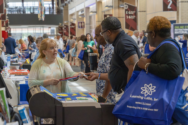 TNedu's tweet photo. Last week, over 1,000 educators from across the state attended the #CTEInstitute in Chattanooga, TN! They explored innovative teaching strategies, shared best practices, and fostered professional growth! #AcceleratingTN https://t.co/iXhXwL1GRJ