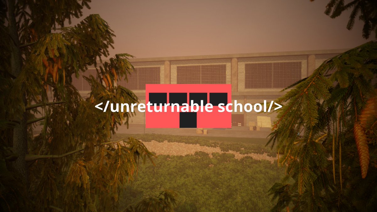 EnigmaticG7497's tweet photo. Unreturnable School 

Um novo jogo de terror em uma escola fechada por mais de anos. Investigue, resolva os enigmas, interaja e corra.

Em progresso. https://t.co/dKC6T48o7U