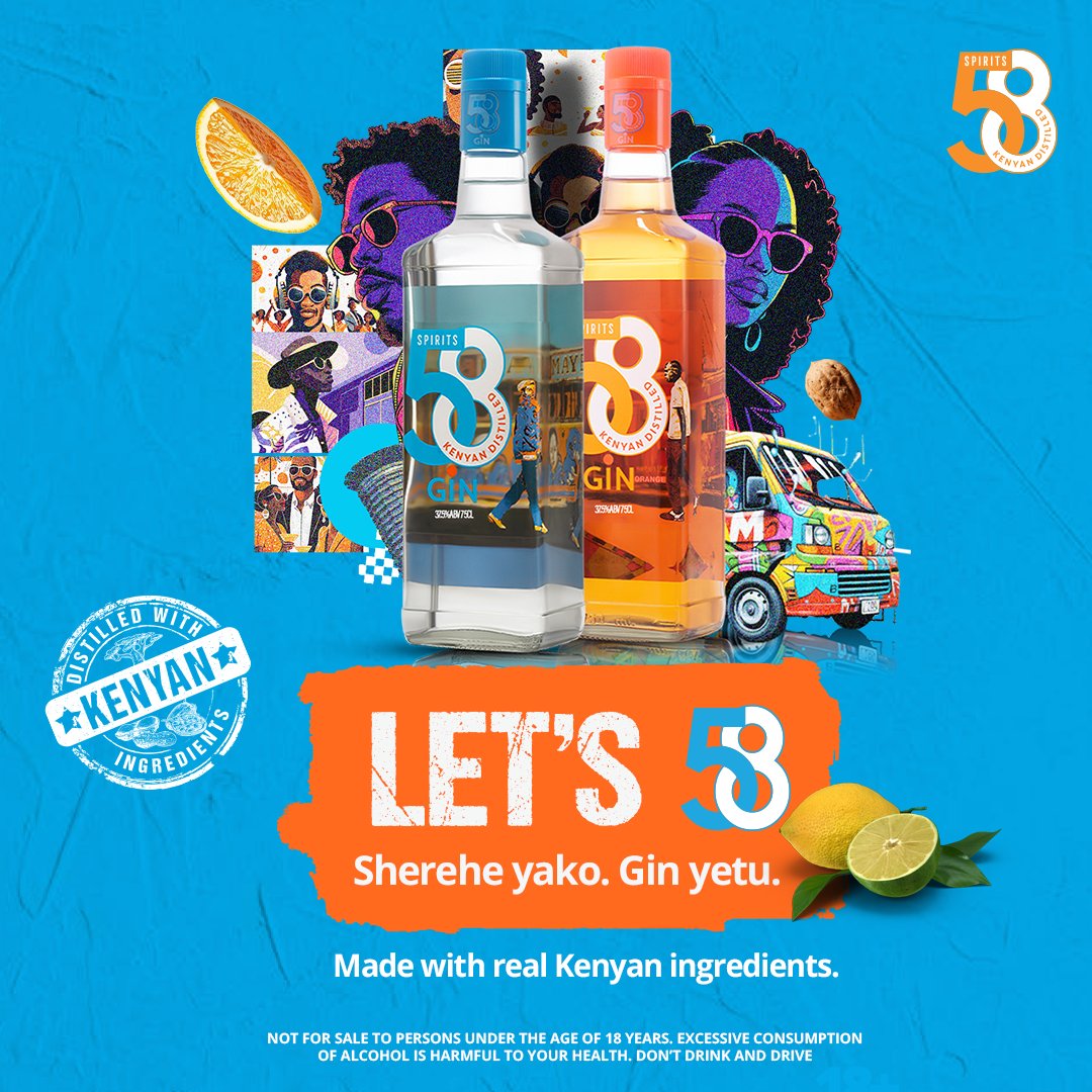 To 5.8 is to embrace the spirit&amp; heritage of Kenya.
It's about enjoying the rhythm of our music and celebrating art &amp; style!

To 5.8 is to celebrate the everyday ingenuity, the kind that transforms ordinary moments into extraordinary experiences.

How do you 5.8? 
#lets58 #58gin