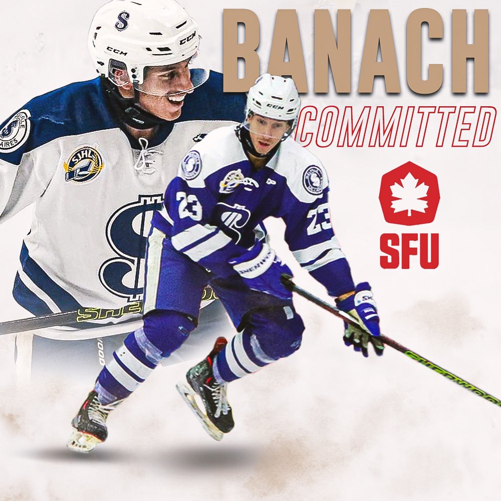 *College Commitment! 

Forward Bradley Banach has committed to Simon Fraser University for the 2024/25 season! Bradley played in 29 games for the Mils compiling 14 goals and 17 assists for a total of 31 points.

Congratulations Bradley and the Banach family!
