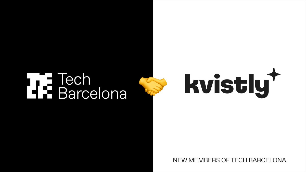 Thrilled to share that <a href="/Kvistly/">Kvistly</a>  is now a member of <a href="/TechBarcelona/">Tech Barcelona</a>! We’re eager to leverage the opportunities within Barcelona’s dynamic tech and digital community. Join us in our journey! #TechBarcelona #Innovation