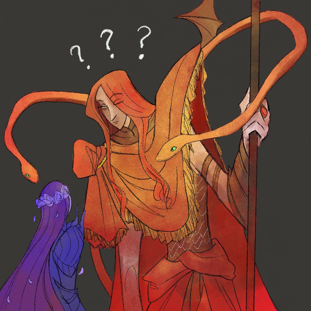 My tarnished seeing Messmer without his helmet 👀 #EldenRingDLC #EldenRingFanart #ELDENRING #EldenRingart