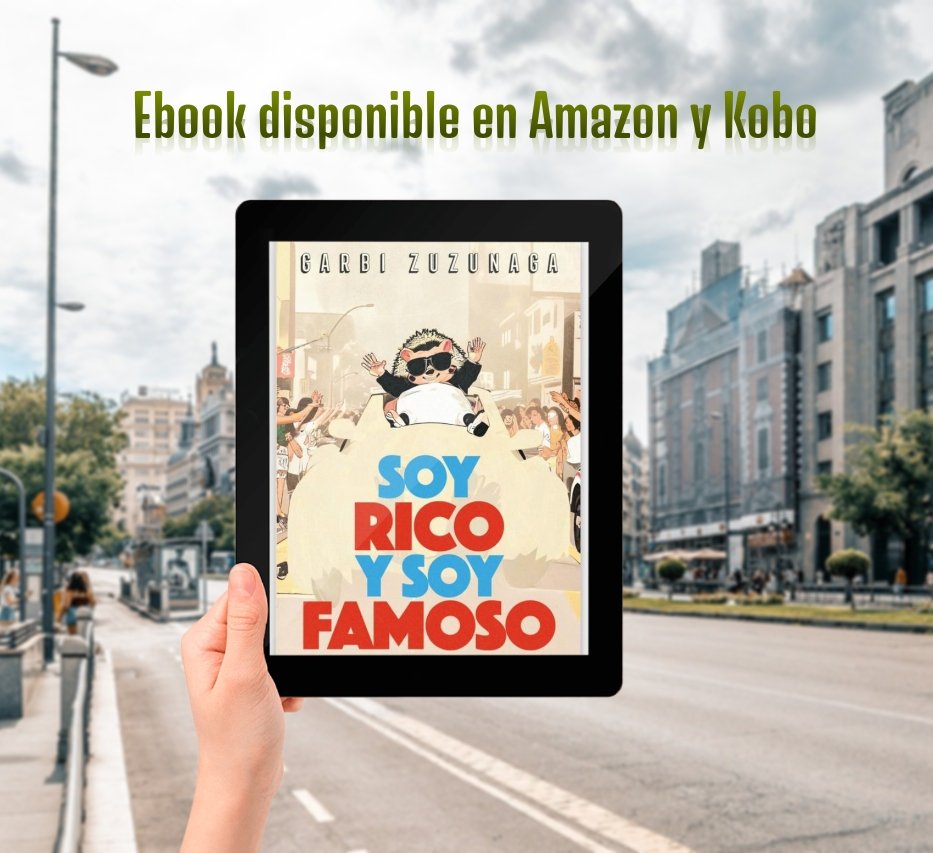 EdicionesPasser's tweet photo. Quieres una lectura ya mismo?
Consigue el Ebook de Soy rico y soy famoso en unos minutos en Amazon o Kobo. Disfrutarás como un niño de las peripecias de Garbi con la fama y, las escenas más ridículas que puedas imaginar.
#edicionesconcariño #edicionespasser #satira https://t.co/7IvCd9Kv23