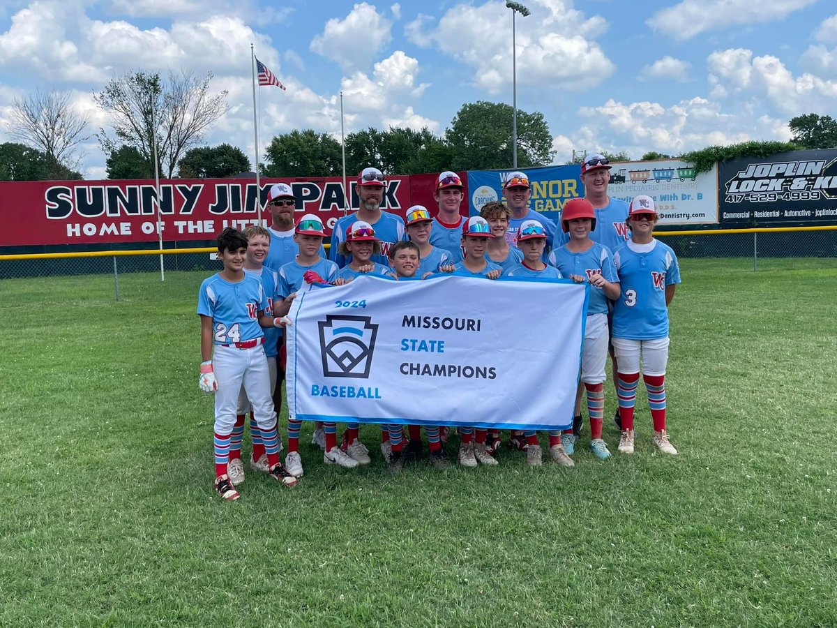 wcbaseballcards's tweet photo. Congrats to the Webb City Little League 12U team on their state championship today and advancing to Indianapolis for the Little League Regional!

#Dub-C https://t.co/r7v5XllFbw
