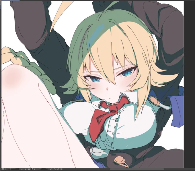 格ゲーの好きなキャラ描いてる