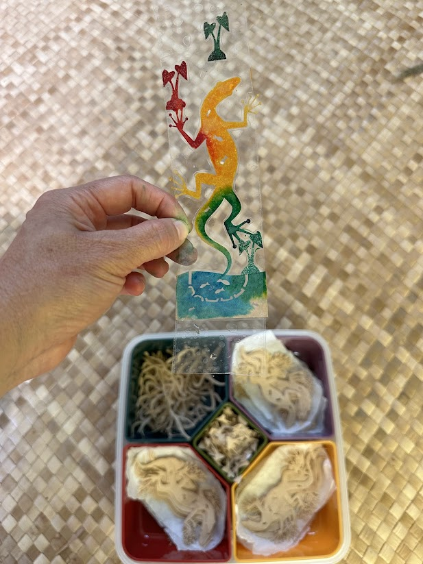 Mo’o Shapeshifter, of the Pono STEAM kit, an accessible activity storytelling passive fluid flow at a range of scales: from millifluidic lab on a chip (for use as environmental sensors) to the innovative Hawaiian land management systems of the ahupua’a. experiment.com/u/yMd6tg