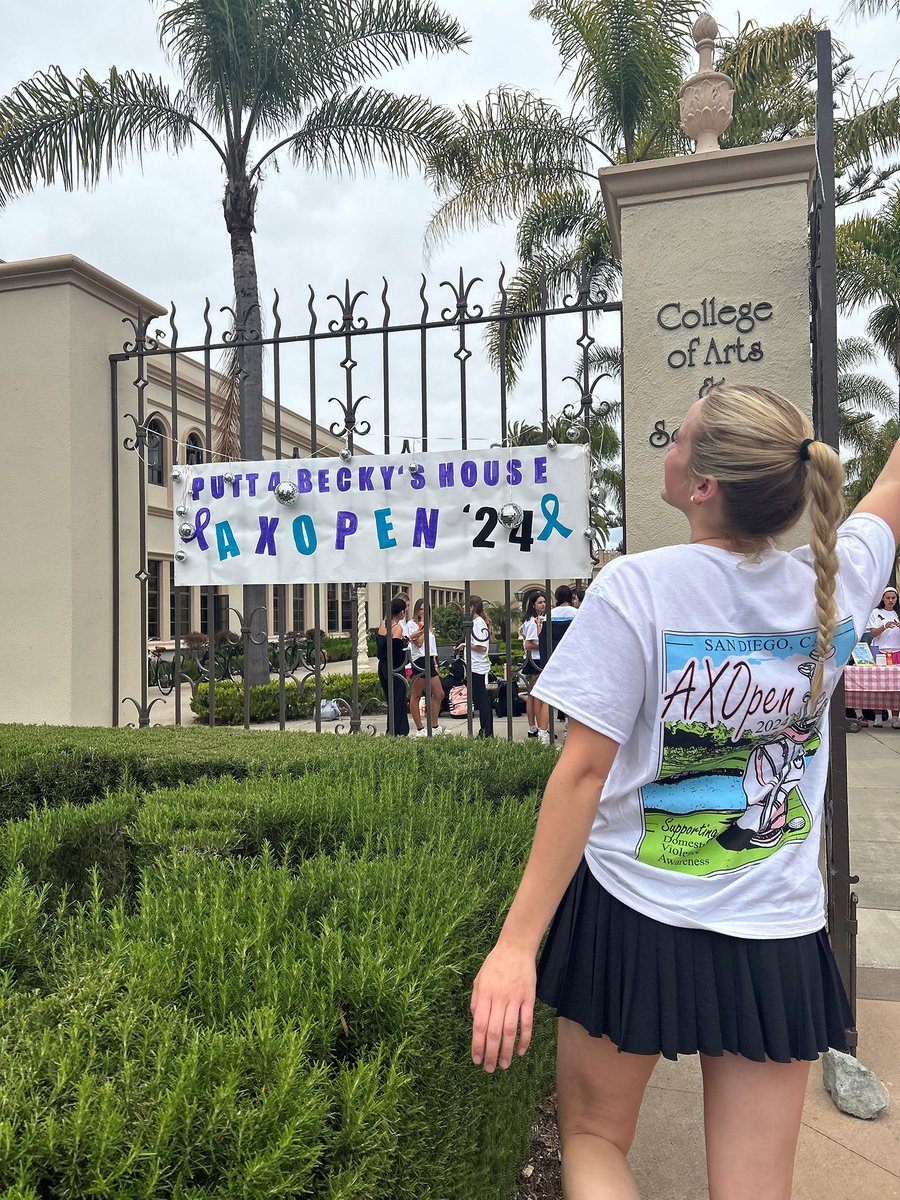 Congrats to Alpha Chi Omega University of San Diego on their first annual AXOpen 9-hole Mini Golf Tournament! Thank you for raising awareness and engaging the community to support domestic violence survivors. 👏