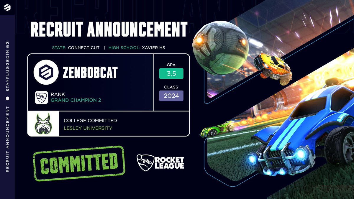 Stay_Plugged_In's tweet image. This bobcat is becoming a Lynx! 🐾

@YBD_PianoBobcat is officially committed to @Lesley_Esports to play Rocket League in Fall 2024! 🎓

#GoLynx