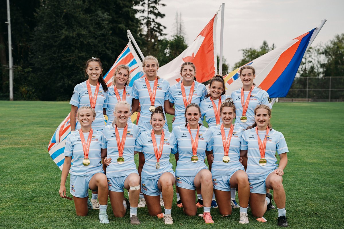 bcrugbyunion's tweet photo. 2024 BC Summer Games – that’s a wrap! 🏟️🙌

The U17 Girls Rugby 7s event saw Fraser Valley (Zone 3) pipping Vancouver Island (Zone 6) to the gold medals! Fraser River (Zone 4) picked up bronze. 

More 👉 https://t.co/epsZqefSI1

#BCSummerGames #MapleRidge2024 #BCRugby https://t.co/CsJpdSJ07M