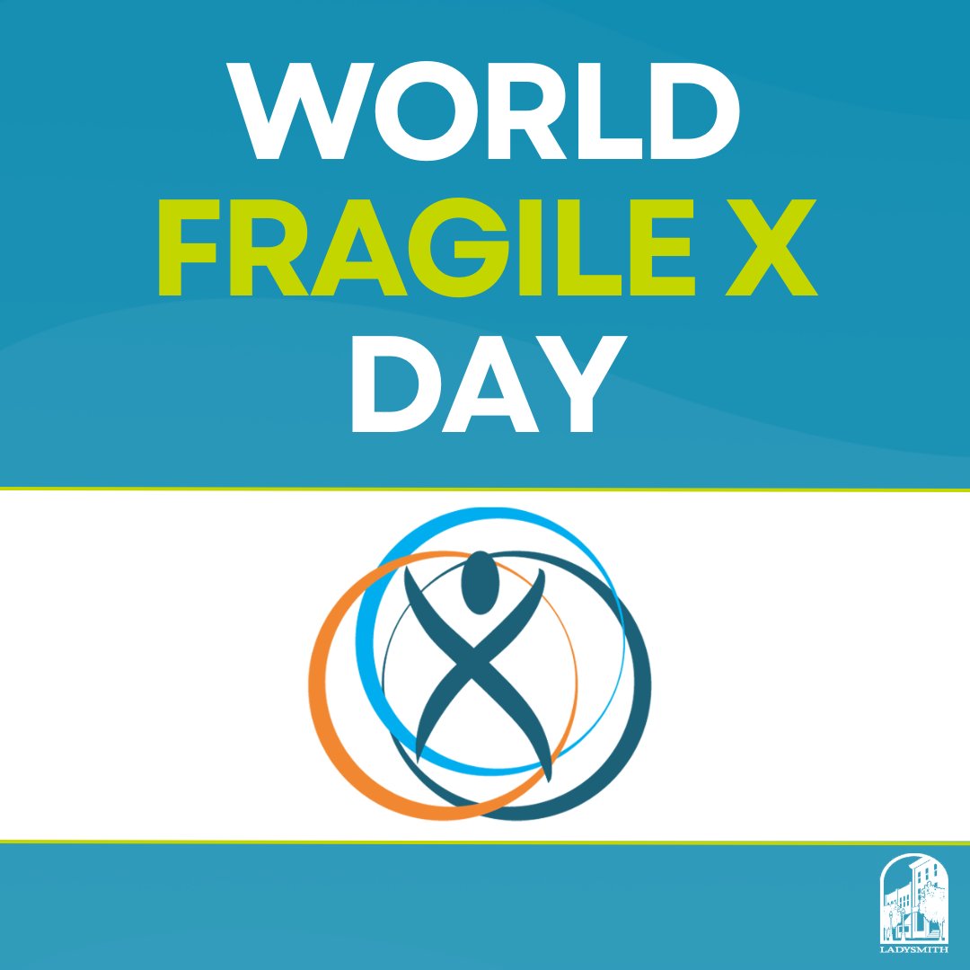 Town of Ladysmith (@townofladysmith) on Twitter photo City Hall will be lit up in teal and blue tonight in recognition of #WorldFragileXDay.
Fragile X syndrome is a genetic disorder caused by a gene on the X chromosome shutting down.
<a href="/worldfxday/">World Fragile X Day</a> recognizes families impacted by Fragile X.
Learn more: worldfragilexday.com City Hall will be lit up in teal and blue tonight in recognition of #WorldFragileXDay.
Fragile X syndrome is a genetic disorder caused by a gene on the X chromosome shutting down.
<a href="/worldfxday/">World Fragile X Day</a> recognizes families impacted by Fragile X.
Learn more: worldfragilexday.com