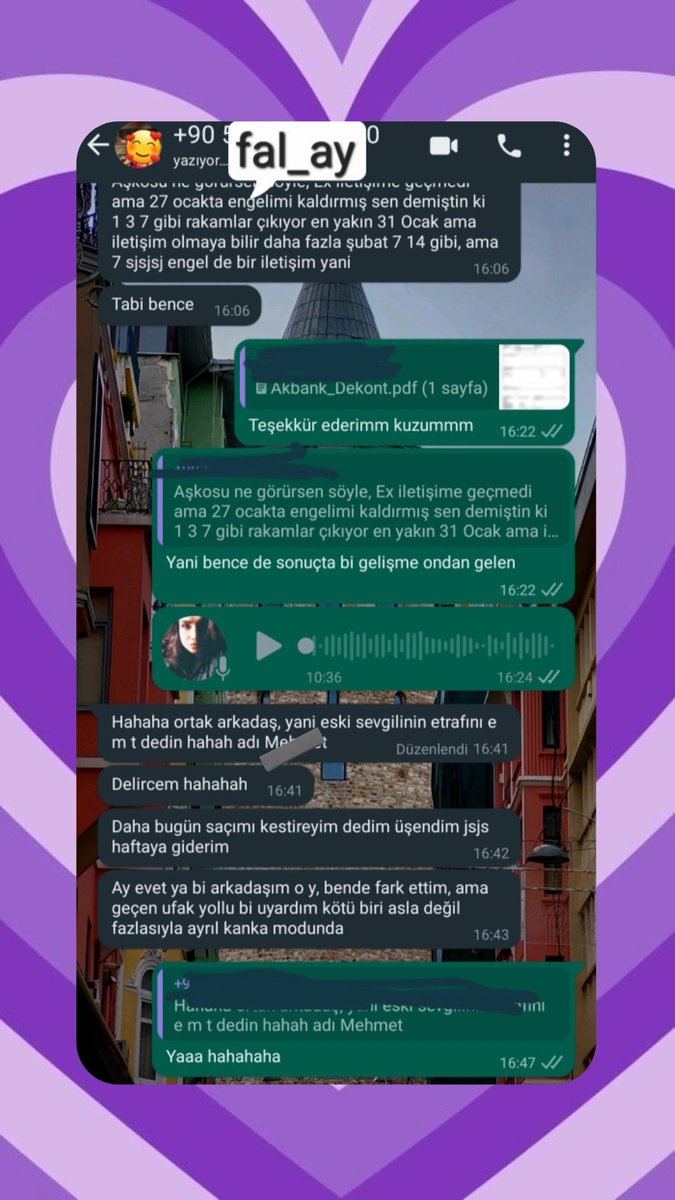 fal_ay's tweet photo. Memnuniyet ve geri dönüş 💜 https://t.co/bmMuAffeiV