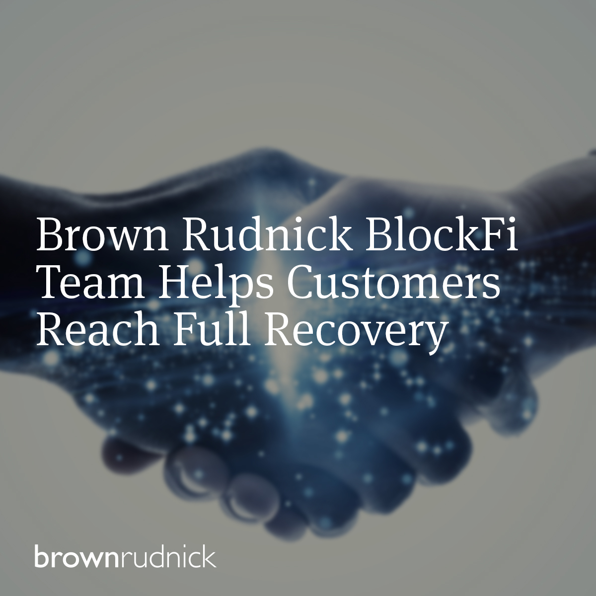 BrownRudnickLLP's tweet photo. In its role as legal advisor to #BlockFi plan administrator Mohsin Meghji, Brown Rudnick helped pave the way for hundreds of thousands of customers and unsecured creditors to fully recover all the money they lost, including life savings for some, when the fallen cryptocurrency giant filed for #bankruptcy in November 2022.

The team is led by partners Ken Aulet and Tristan Axelrod, and includes associates Matt Sawyer, Alex Kasnetz, Andrew Rizkalla and Elizabeth Castano. Read the full announcement here: https://t.co/aPlHZJACX5