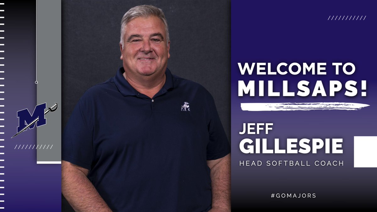 Please give a warm, Major welcome to Jeff Gillespie! 👏🥎

The veteran coach is the new Millsaps head softball coach, following stops at Samford and BSC! 

📰 tinyurl.com/yhvs62dn

#GoMajors