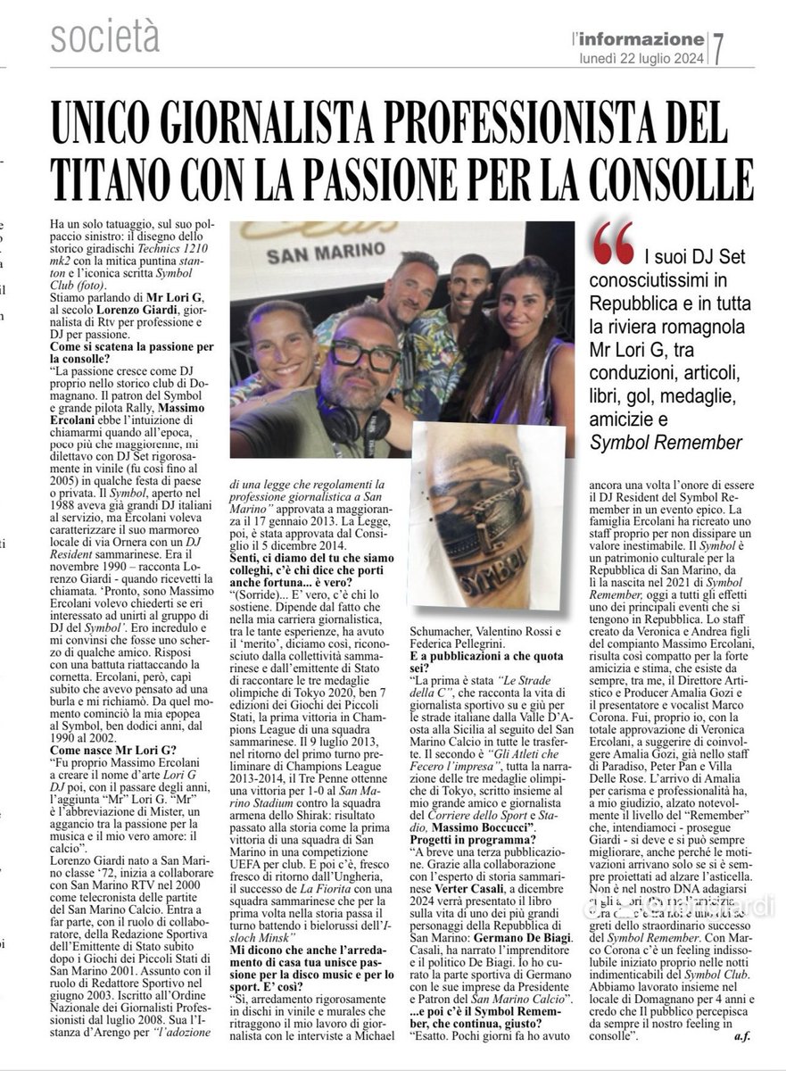 Una parte della mia vita raccontata in questo articolo #conduttore #televisione #notizia #musica #spettacolo #voltotv #djset #news #amici #evento #anni90 #societa #costume #abbigliamento #sport #calcio