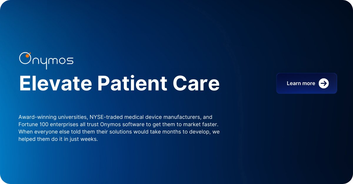 Discover how Onymos revolutionizes #healthcare with innovative solutions in process automation, #IoMT, and digital transformation.

Empower your code, secure data, and achieve faster, more efficient patient care.👇
link.onymos.com/4bNXWD7 #HealthTech