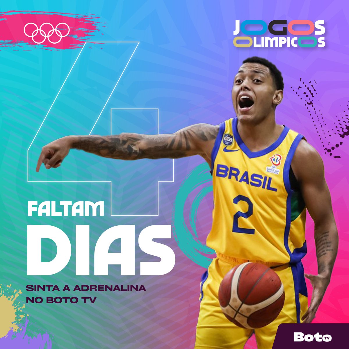 Bototvoficial's tweet photo. De Paris para o mundo! 🇫🇷➡🌍

Faltam apenas 4 dias para os Jogos Olímpicos 2024 🎉🏅 A adrenalina está a mil, os atletas estão prontos e a gente também! 

🙌 Marca aquele amigo que não perde uma competição!

#JogosOlímpicos2024 #ContagemRegressiva #EsporteAoVivo #BotoTV https://t.co/73LLBRNO8f