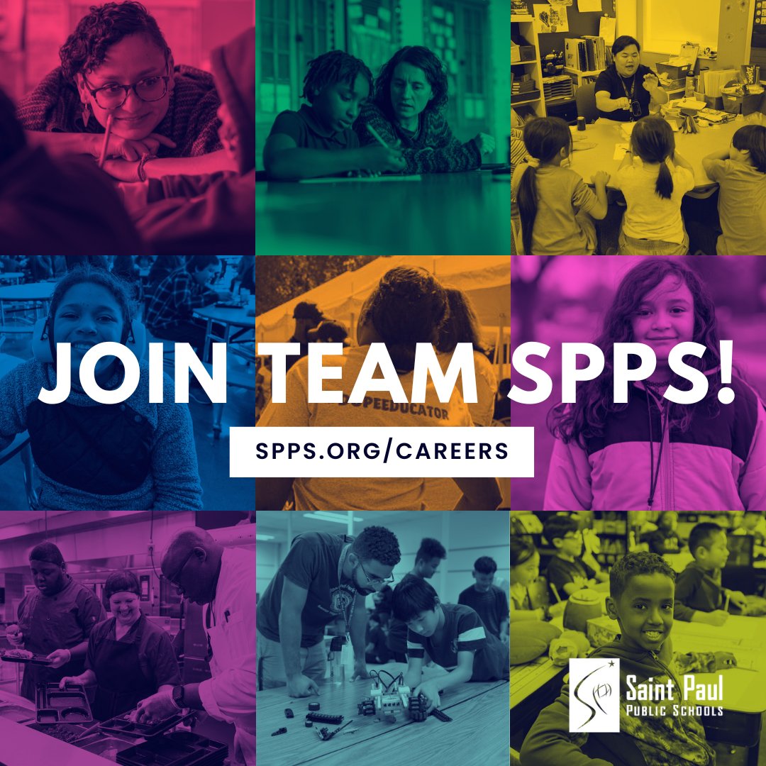 SPPS_News's tweet image. Join #TeamSPPS as a Teaching or Education Assistant! 
Attend our hiring fair on July 31 at Como Park Senior High. Discover opportunities, connect with educators and find your dream job. Enjoy competitive benefits and a supportive environment. 

Register: app.brazenconnect.com/events/ANR0k?u…