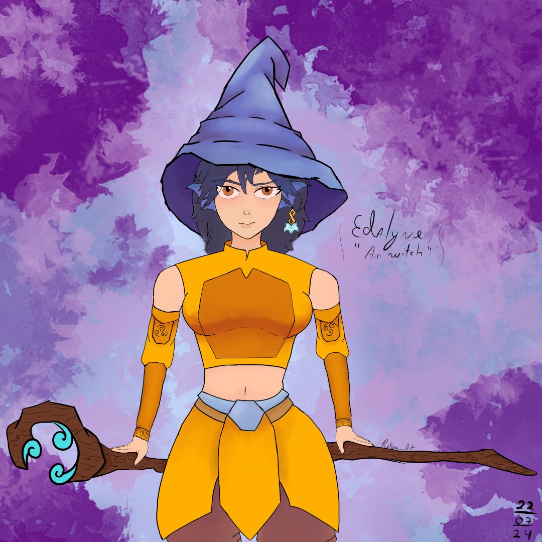 Rehkem's tweet photo. Edalyne "the Air Witch" https://t.co/DrPCTvpmEH