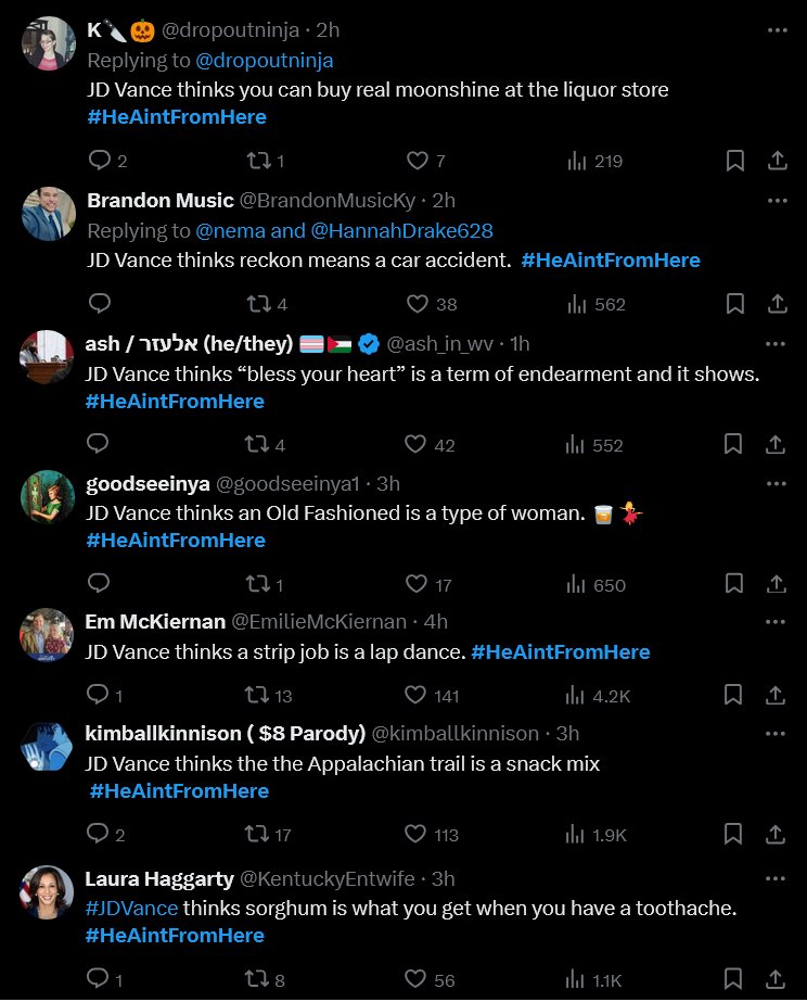 professor_squid's tweet image. #HeAintFromHere Good job Kentucky. I haven't laughed this hard in a while. Needed this.