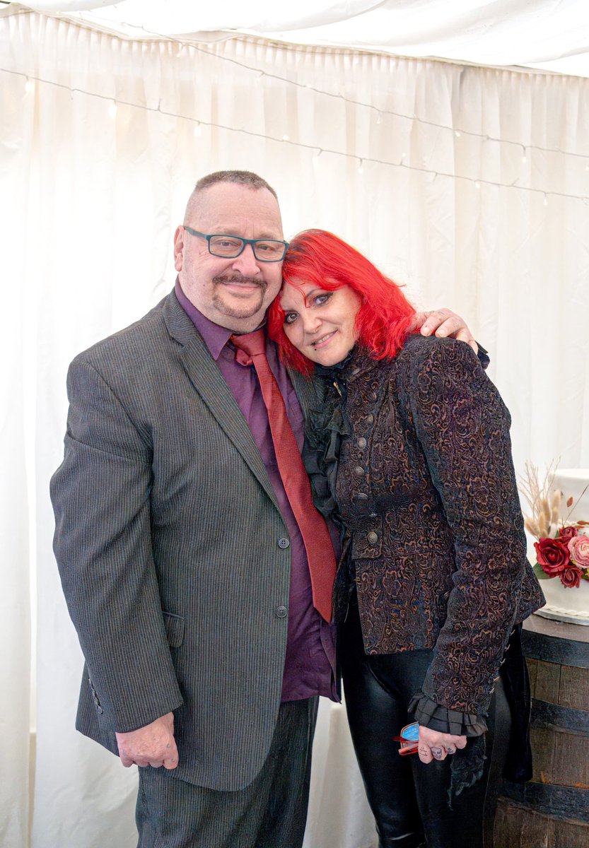 My lovely wife n me suited and booted