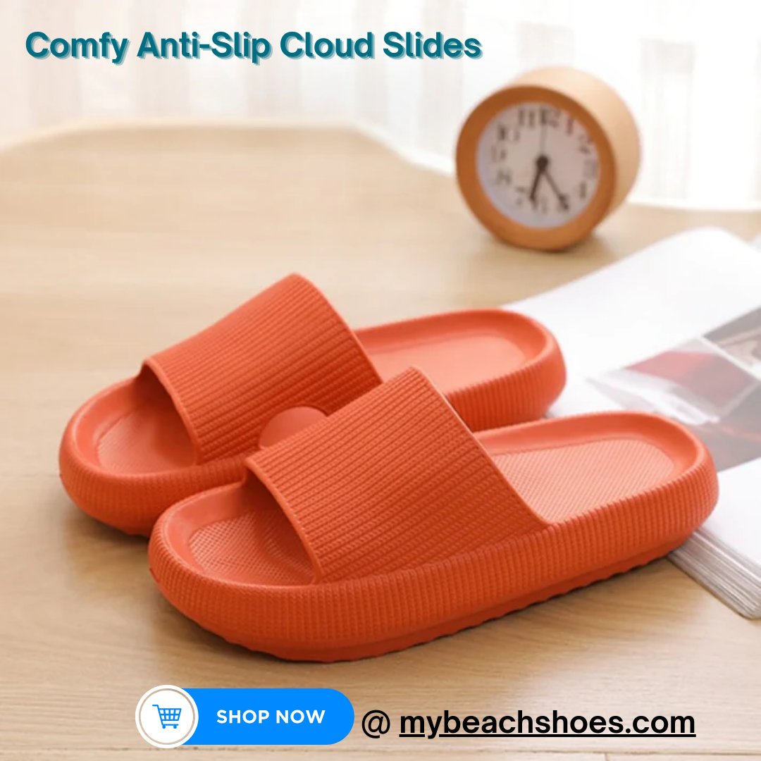 MyBeachShoes's tweet image. Step into comfort and safety with our Comfy Anti-Slip Cloud Slides! ☁️👣 These ultra-soft slides feature an anti-slip sole, making them perfect for lounging at home, poolside relaxation, or casual outings.
Shop Now: mybeachshoes.com/products/comfy…
#mybeachshoes #cloudslides #antislip