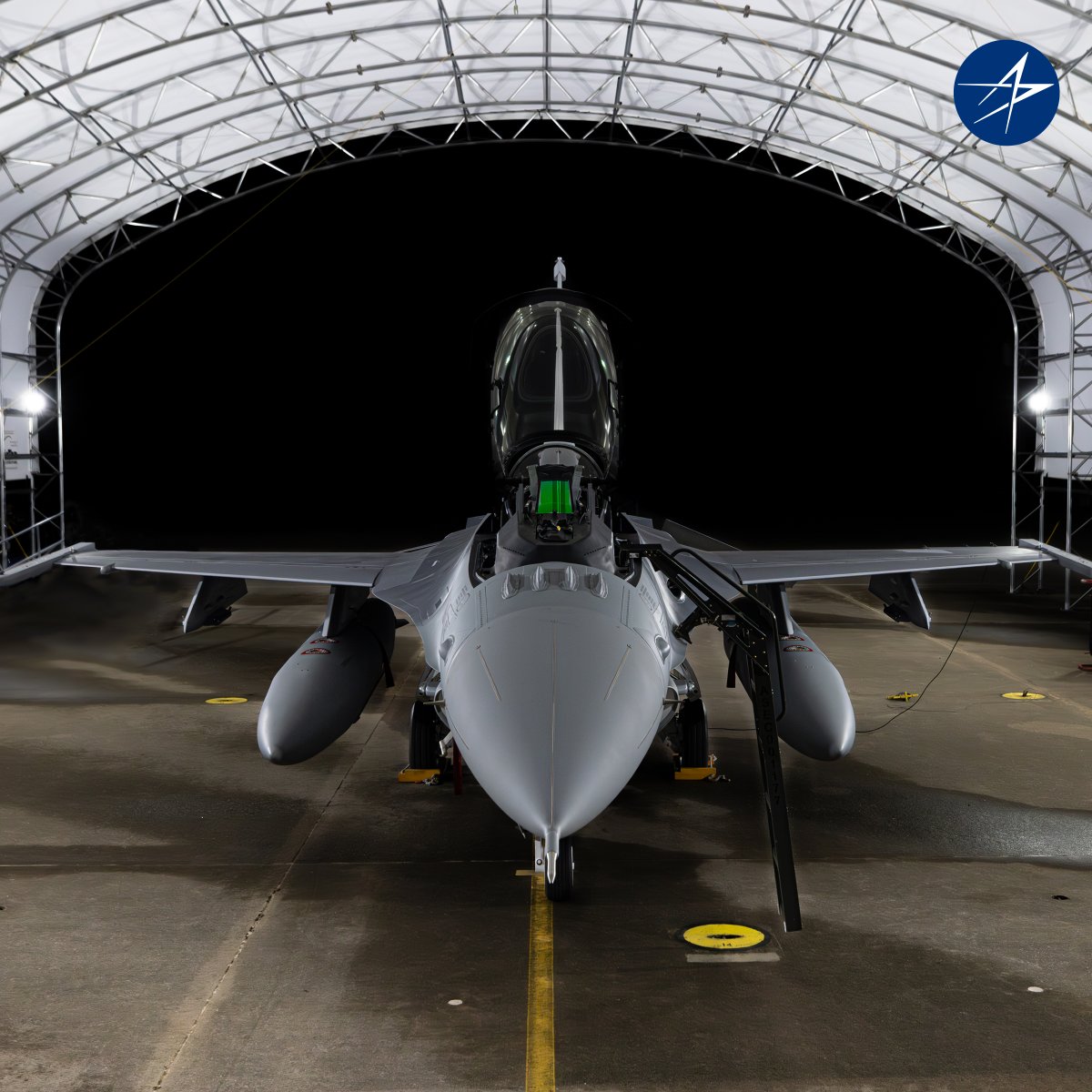LockheedMartin's tweet photo. Milestone moment for Slovakia! The first two F-16 Block 70s have arrived, boosting the Slovak Air Force’s defense capabilities and enhancing their role in @NATO allied missions. 🇸🇰 https://t.co/MUT4zNt9Km