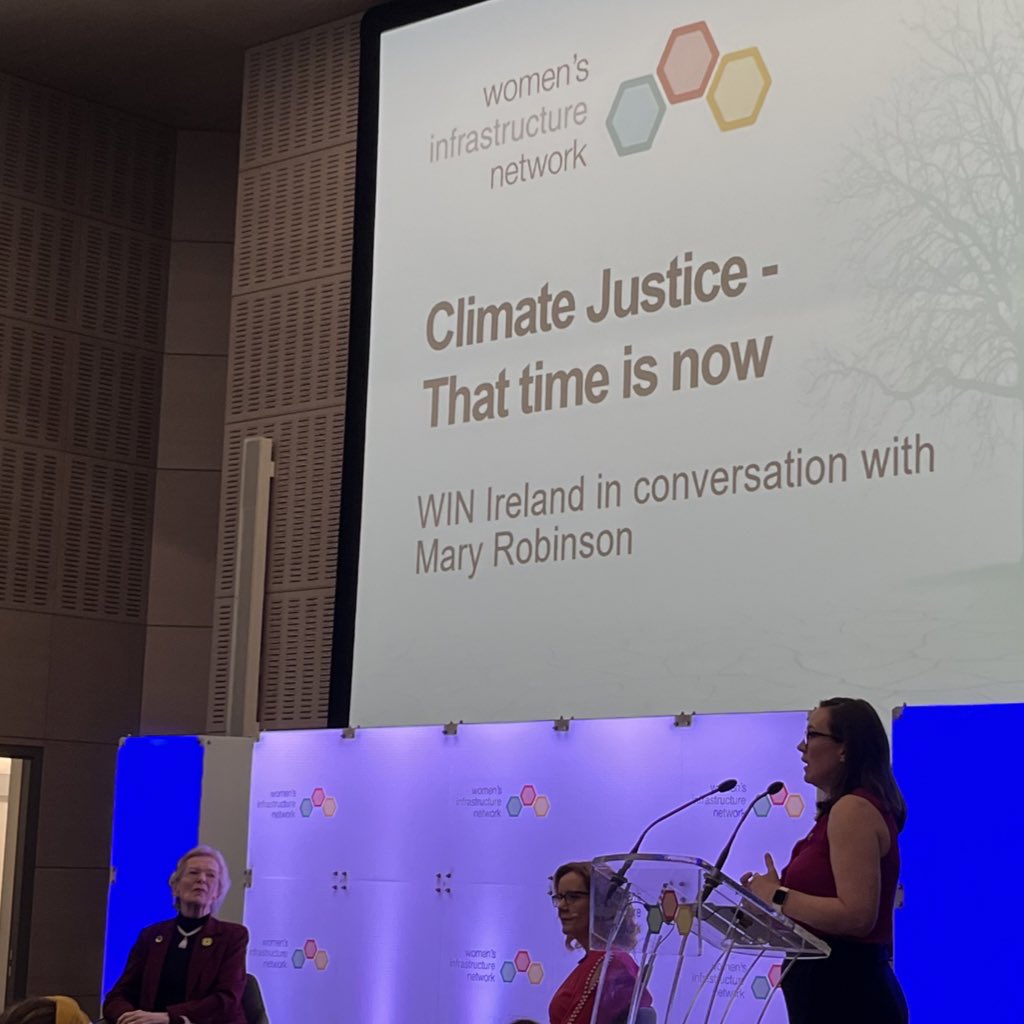 An inspiring discussion with an inspiring woman, Mary Robinson, speaking about <a href="/projdandelion/">Project Dandelion</a> and the steps we need to take to achieve climate justice, hosted by Women’s Infrastructure Network (WIN) Ireland.