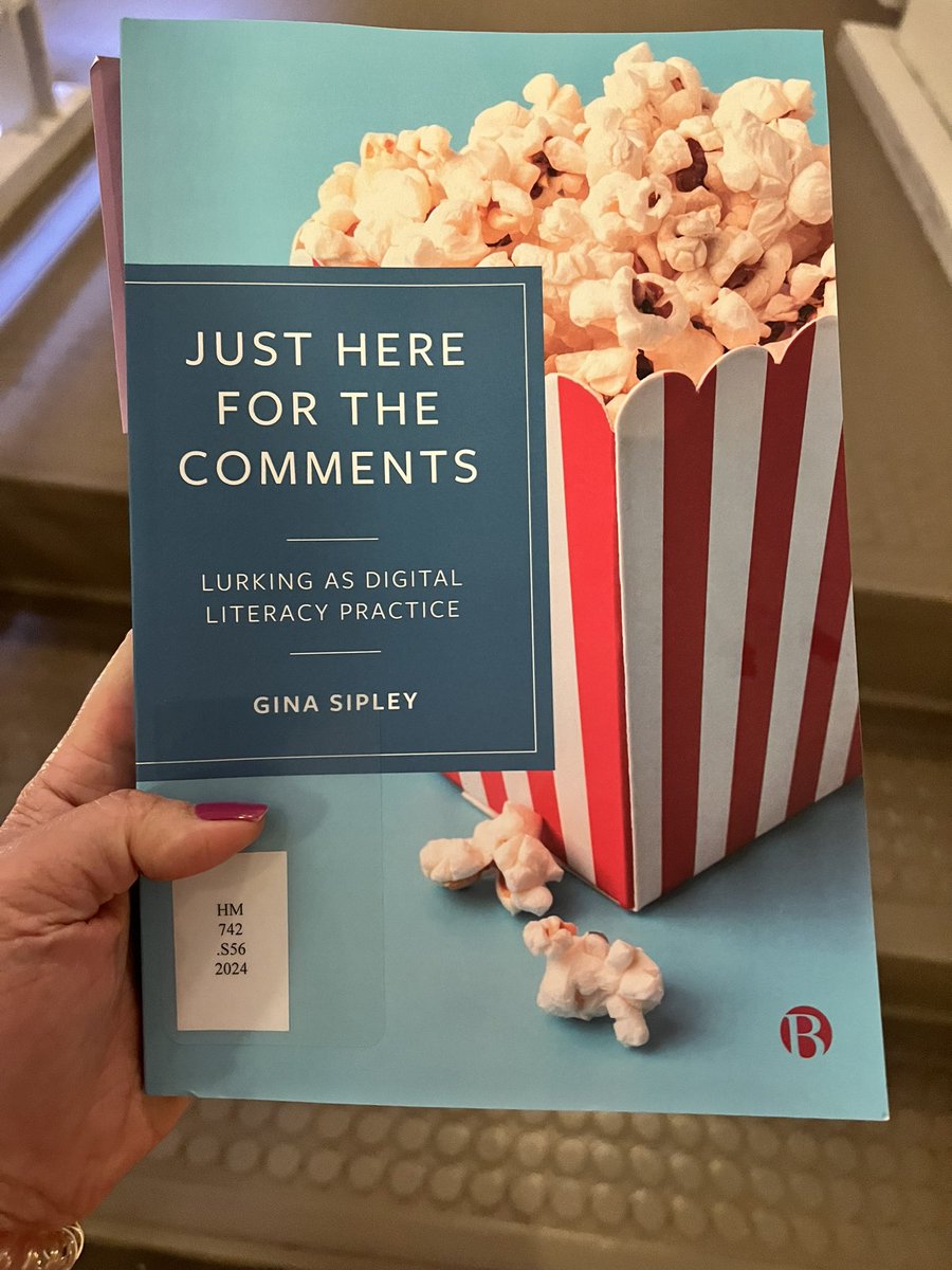 Can’t wait to read @GSipley’s book, Just Here for the Comments!