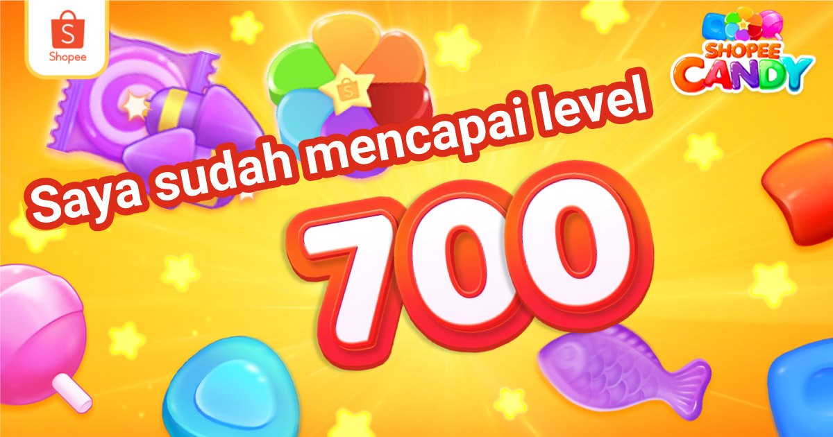 prassiran's tweet photo. Saya berhasil melewati 700 di Shopee Candy!  https://t.co/yDvSt585WP https://t.co/pHn9iRwJWl