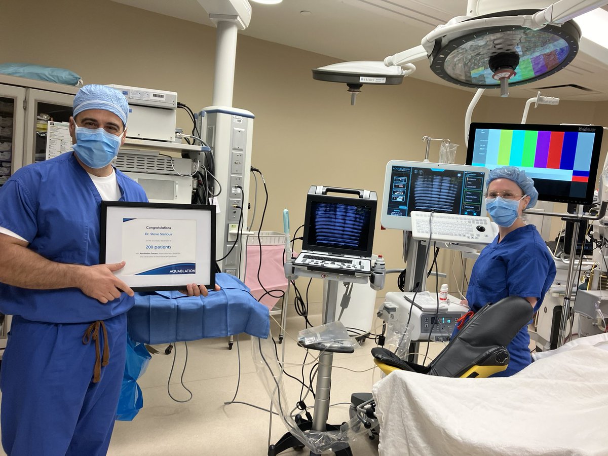 Temple Urology (@templeurology) on Twitter photo Congratulations to Dr. Sterious (<a href="/sterious17/">Steve Sterious</a>) on completing his 200th Aquablation!
One of many exciting BPH treatment options available for our patients
<a href="/PROCEPTRobotics/">PROCEPT BioRobotics</a> Congratulations to Dr. Sterious (<a href="/sterious17/">Steve Sterious</a>) on completing his 200th Aquablation!
One of many exciting BPH treatment options available for our patients
<a href="/PROCEPTRobotics/">PROCEPT BioRobotics</a>