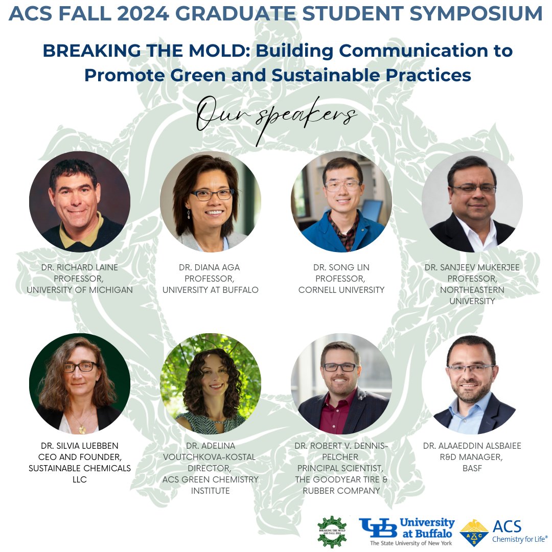 Less than a month away! 🗓 We’re flying from Buffalo, NY to Denver, CO for the Fall 2024 ACS Conference! 🛩Join us at the GSS to hear our wonderful speakers share their knowledge! 🧠👂See you all in Denver! 🌄 Breaking the Mold together! 🧩#acsfall2024 #SustainableChemistry